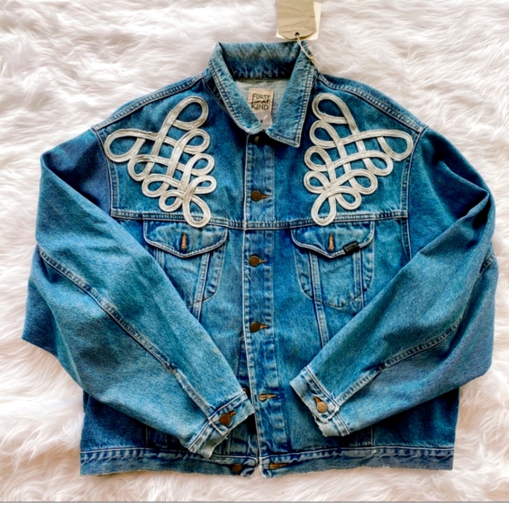 NWT LF Furst of a Kind Vintage Jean Jacket